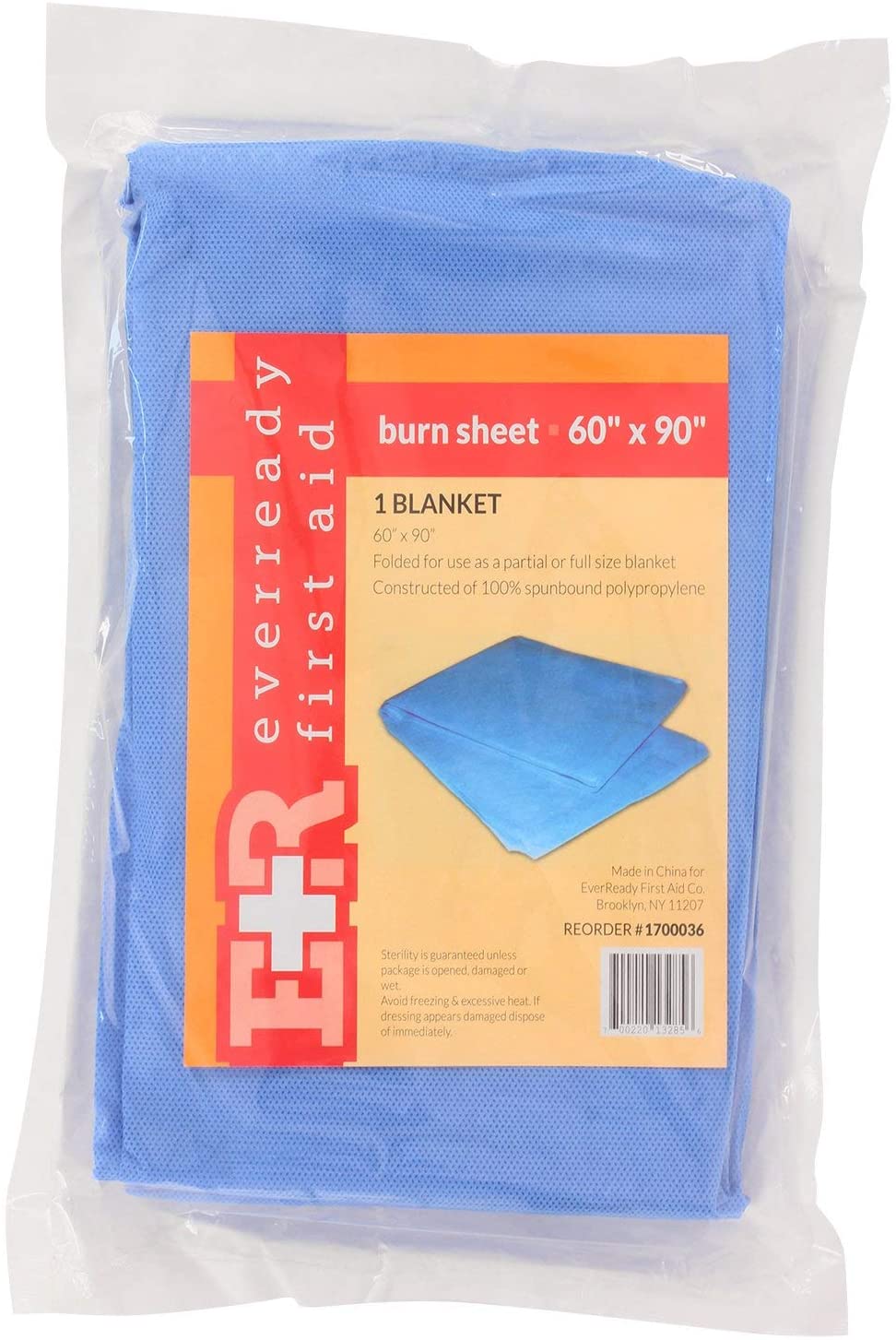 Ever Ready First Aid Sterile Burn Sheet Blanket - 60" x 90"