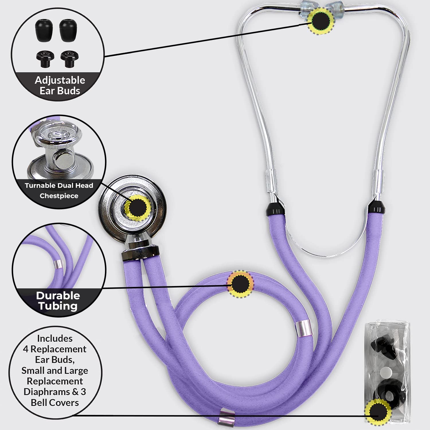 DMI Spectrum Dual Head Stethoscope