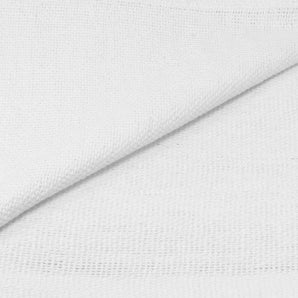 White Cotton Thermal Blanket, 66” x 90”