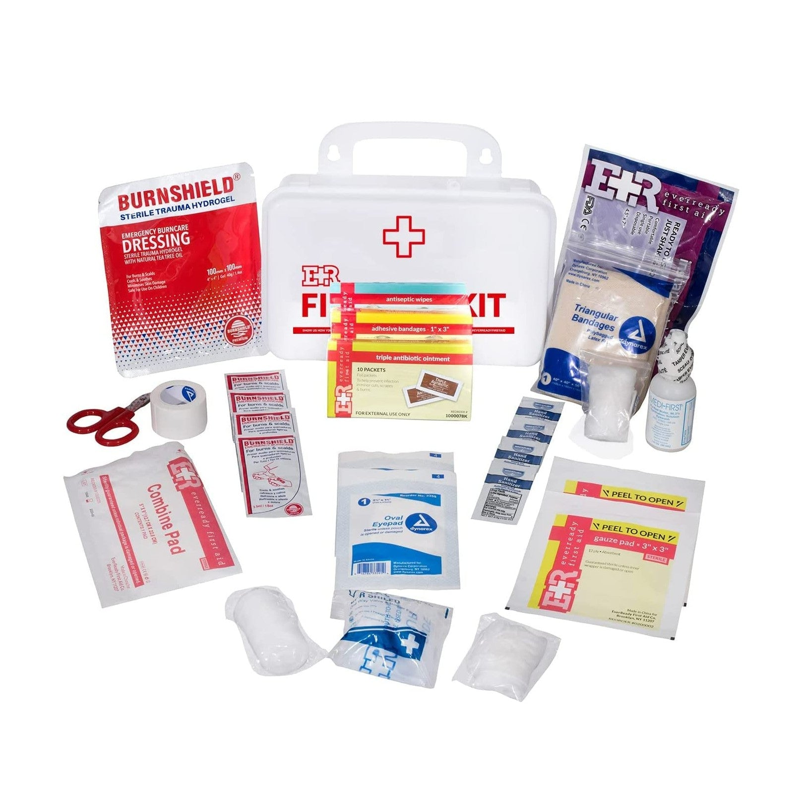 Ever Ready First Aid Basic Ansi First Aid Kit, Class A, Plastic case 10 to 40 Person