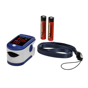 Contec Finger Tip Pulse Oximeter - Blood Oxygen Saturation (SpO2) and Pulse Rate Monitor - Portable LED Display