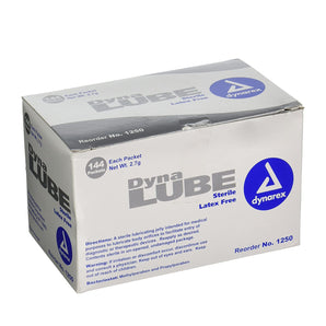 DynaLube Sterile Lubricating Jelly 2.7g Packet - 144/box