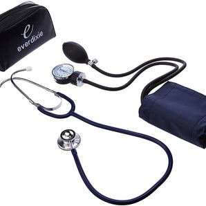 Blood Pressure & Stethoscope Set – Adult Cuff, Calibration Key, Carry Case