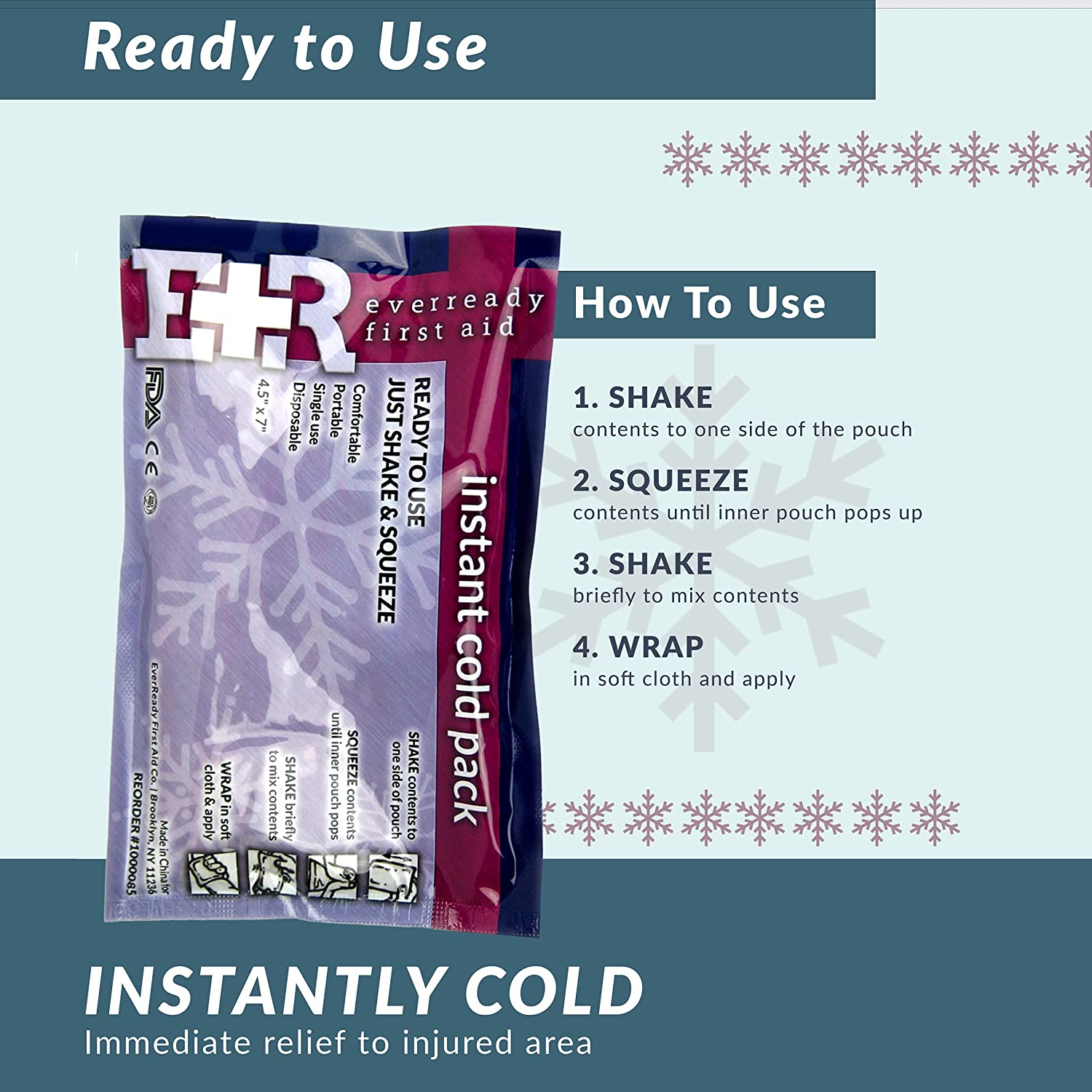 Disposable Instant Cold Pack – 4.5