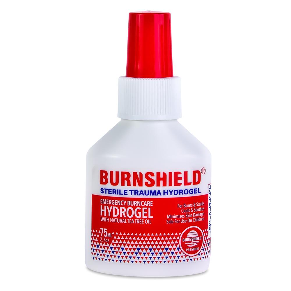 Burnshield Sterile Pain Relief Cooling Burn Gel Spray for Sunburn, Open Flame and Hot Water 2.7oz