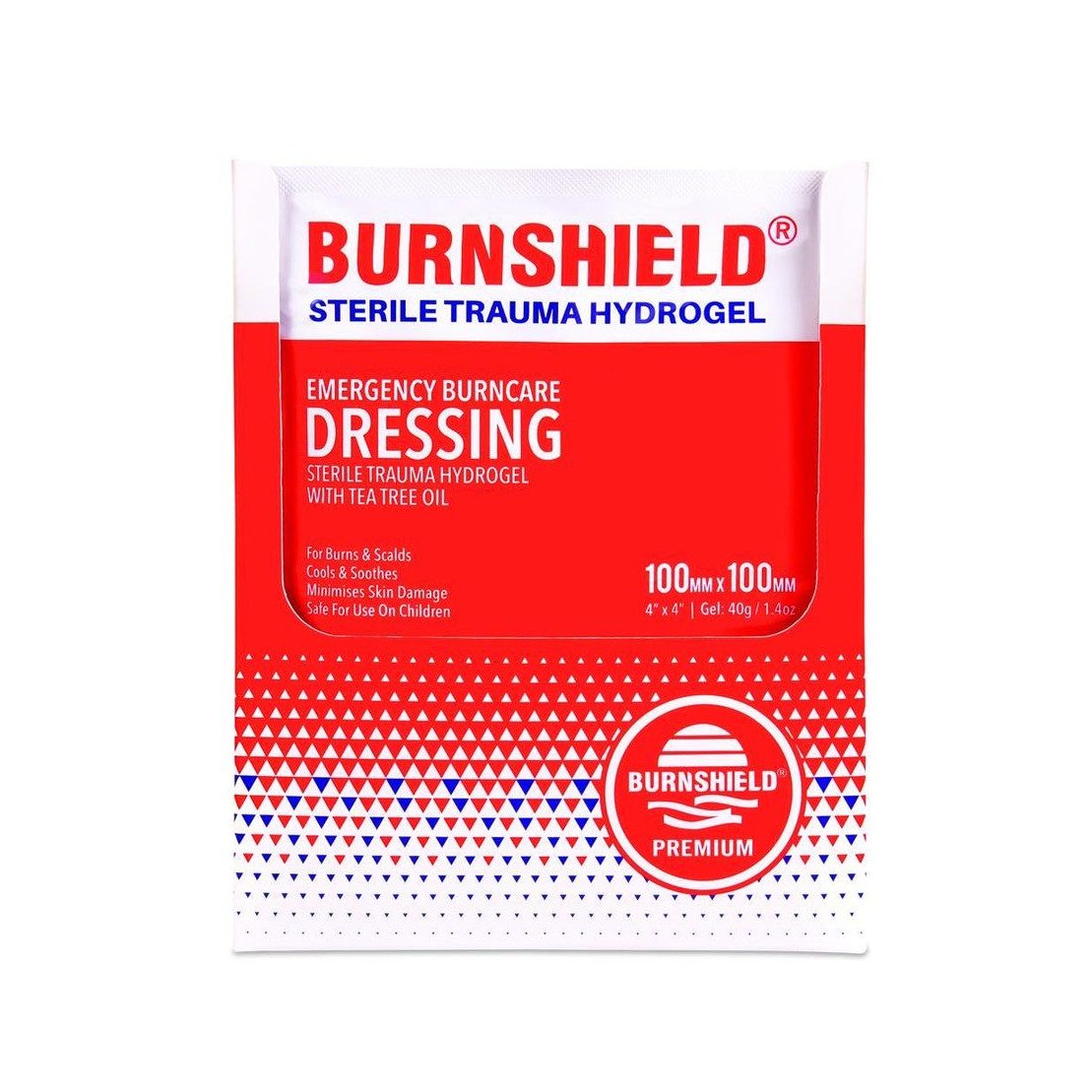 Burnshield Burn Dressing 4″ x 4″ (10 cm x 10 cm)