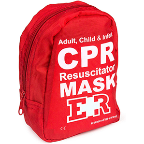 Adult & Infant CPR Mask Combo Kit – Red