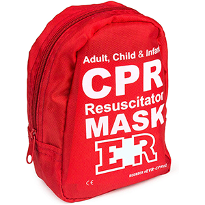 Ever Ready First Aid Adult and Infant CPR Mask Combo Kit - Red - 1 Pack