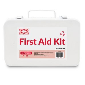 10-Person First Aid Kit – Metal Case, ANSI A Type III
