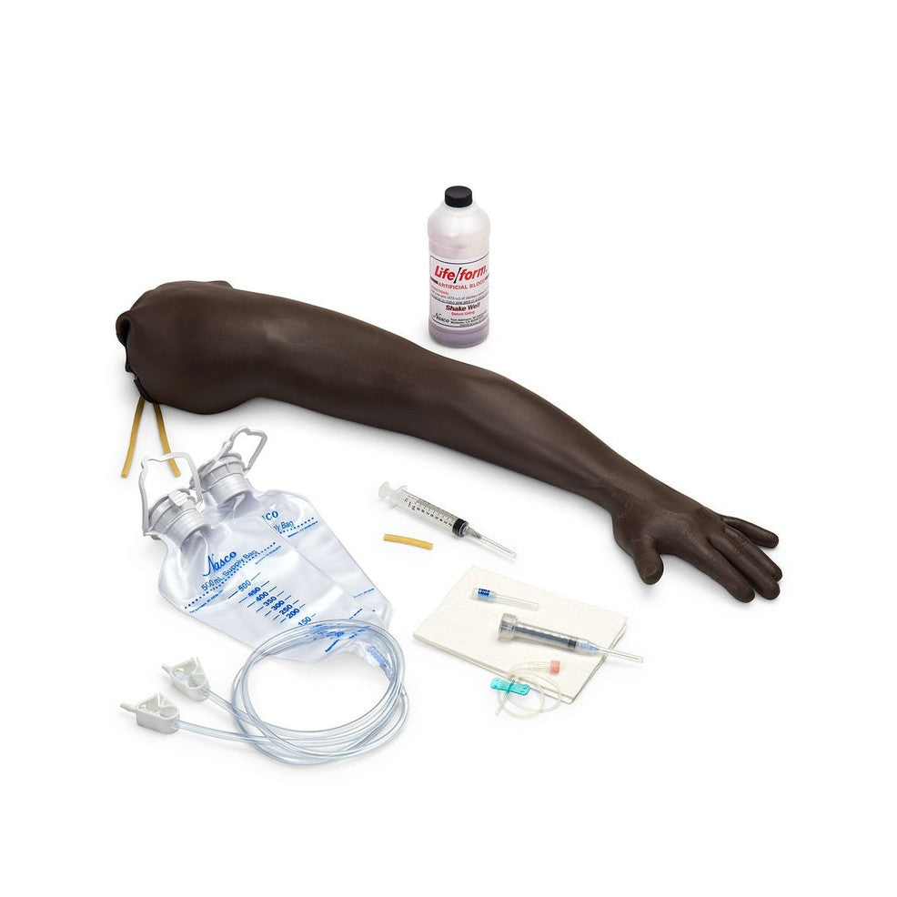 Life/form® Adult Venipuncture and Injection Training Arm - Dark