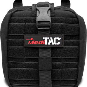 MediTac Small Owl Type Tactical Trauma Bag Feat. Rip-Away Velcro Fastener Bag Backpack, MOLLE Bag Rucksack Pack