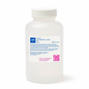 Sodium Chloride Irrigation 0.9% – 250 mL Pour Bottle