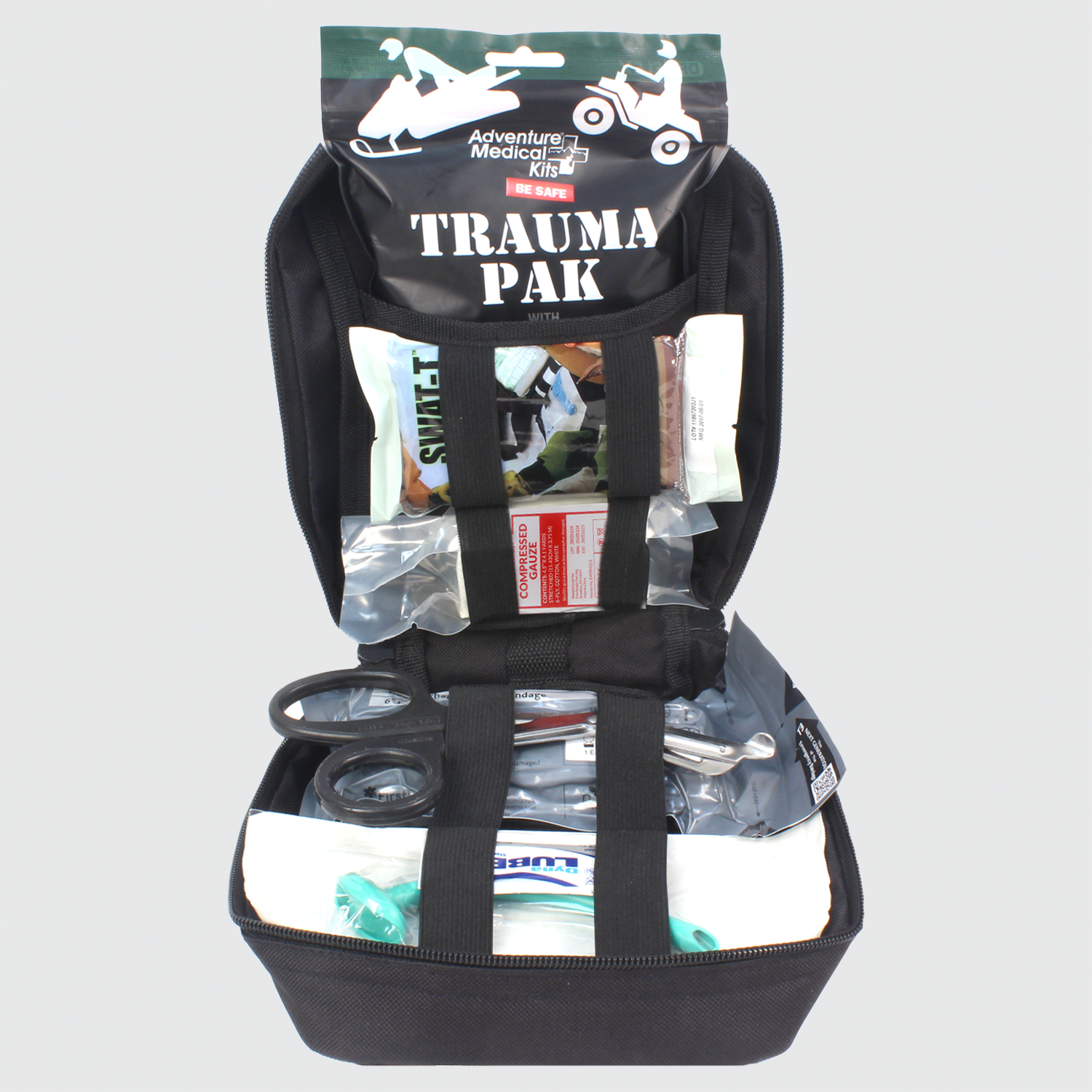 Ever Ready First Aid Tactical Trauma IFAK Kit Feat. Trauma Pack QuikCl